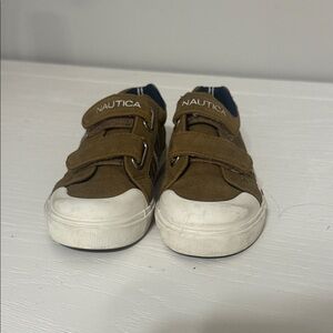 Nautica Kids Tan Sneakers with White Accents